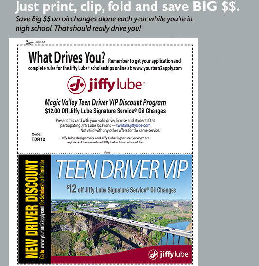 Printable New Driver Discount Card